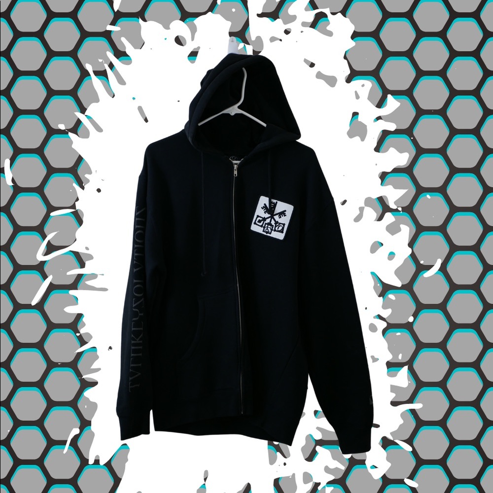 Rogue Status Zip-Up Hoodie Black (Mens - Medium)